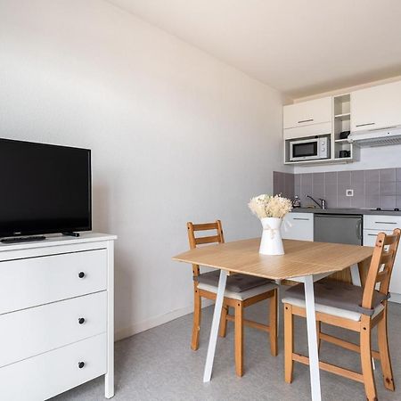 Joli studio avec vue panoramique sur la Mer Houlgate Extérieur photo