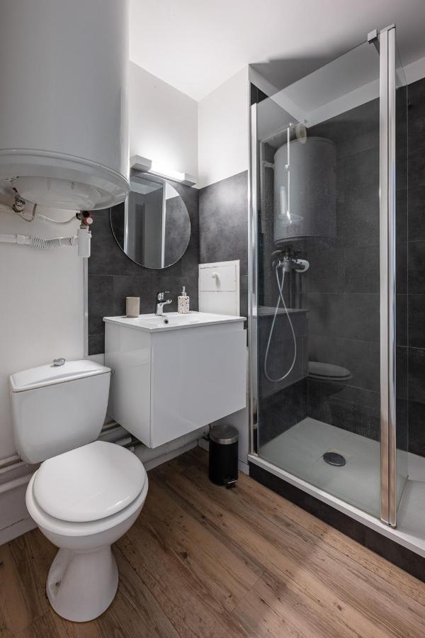 Joli studio avec vue panoramique sur la Mer Houlgate Extérieur photo
